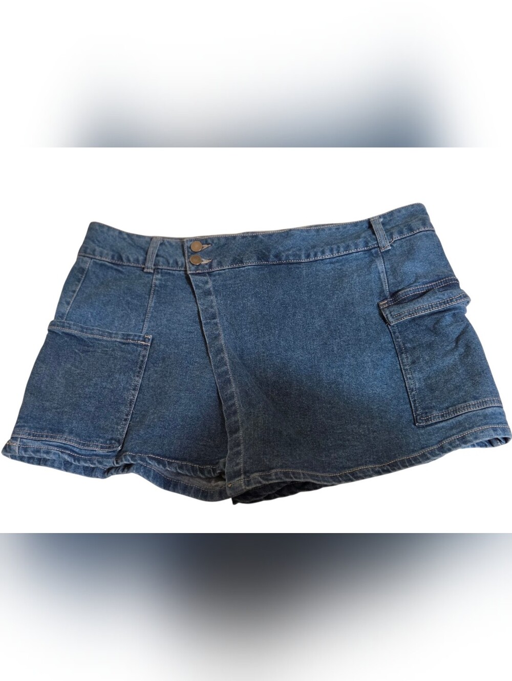 No Boundaries Medium Blue Skort